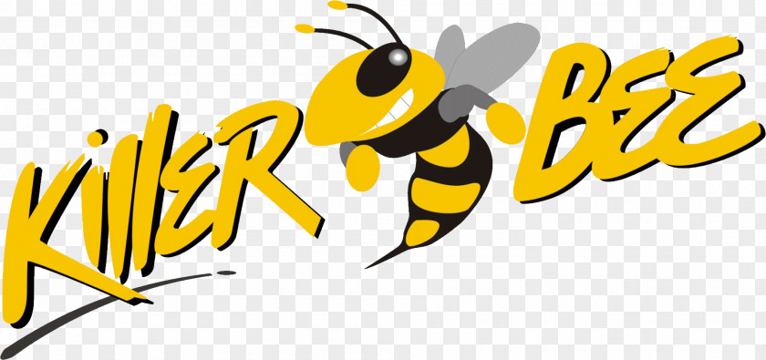 Bee Cartoon Africanized Logo Honey Insect PNG