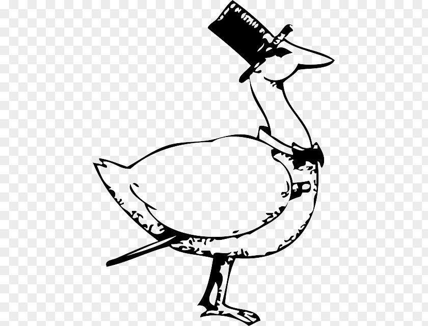 Goose Hat New Year's Resolution Water Bird Clip Art PNG