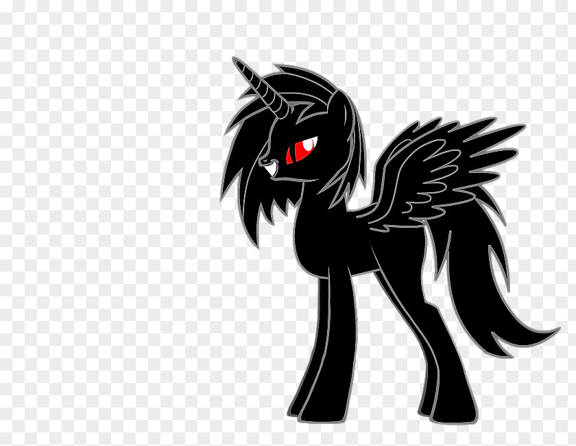 Horse Pony Fluttershy Demon Evil PNG