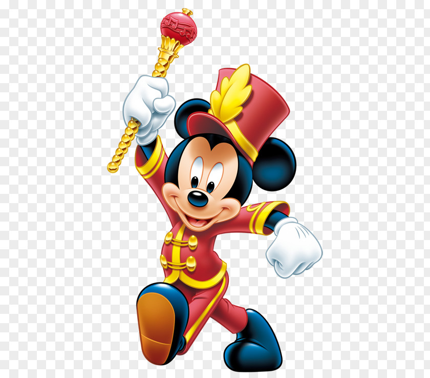 Marching Parade Cliparts Mickey Mouse Minnie Oswald The Lucky Rabbit Clip Art PNG