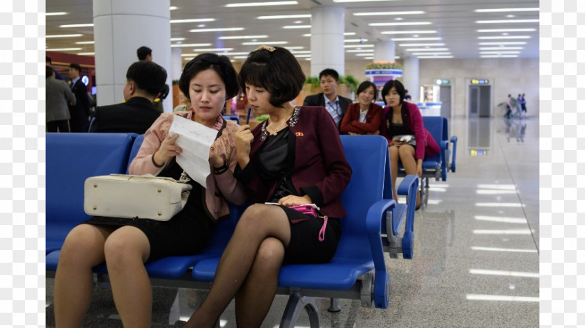 Pyongyang International Airport Marathon Woman Hermit Kingdom PNG