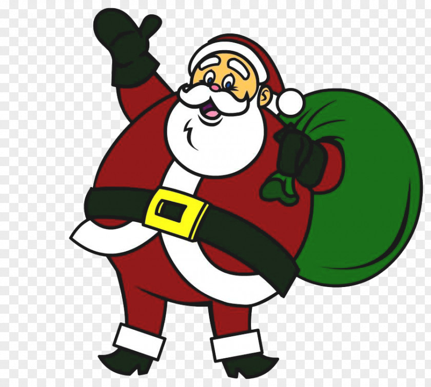Santa Claus Reindeer Drawing Christmas PNG