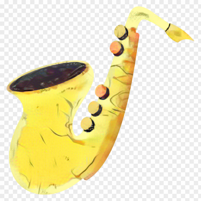 Indian Musical Instruments Reed Instrument Yellow Background PNG