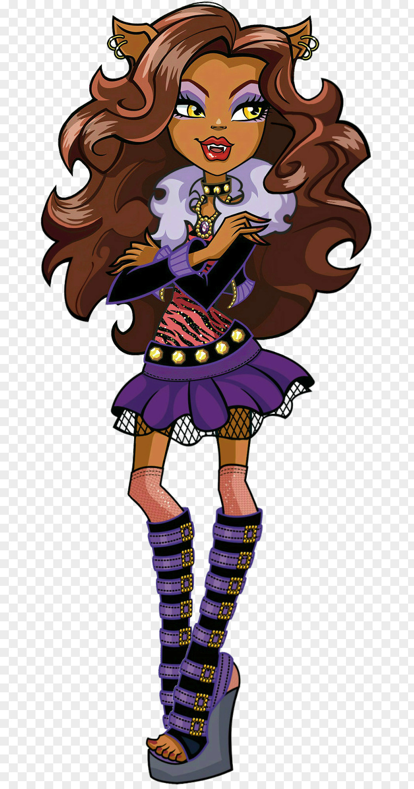 Monster High Doll Frankie Stein Mattel PNG