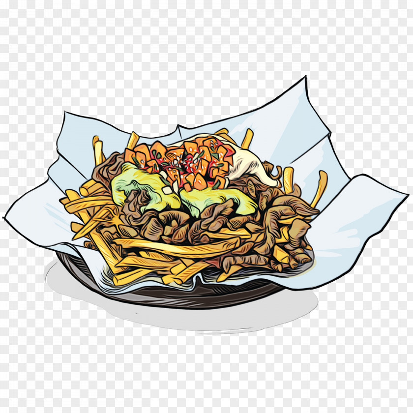 Side Dish Fried Food French Fries PNG