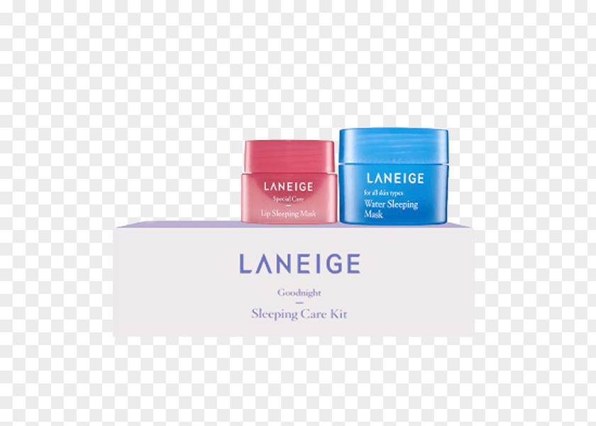 Laneige LANEIGE Water Sleeping Mask Lip Skin Care Good Night Kit PNG