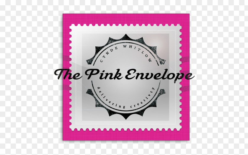 Pink Envelope Label Postage Stamps Copic Product PNG