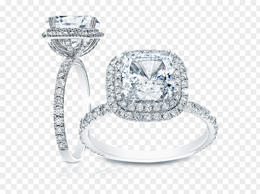 Ring Engagement Diamond Cut Gold PNG