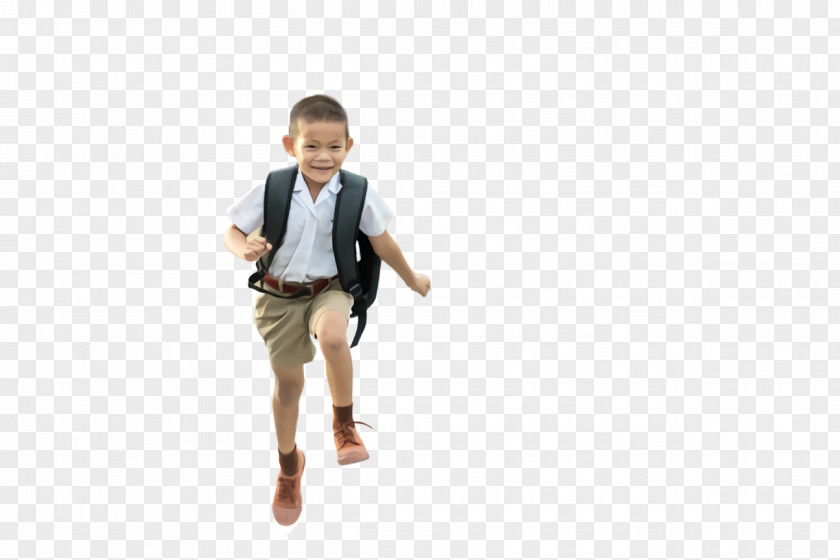 Thumb Walking Back To School Background PNG