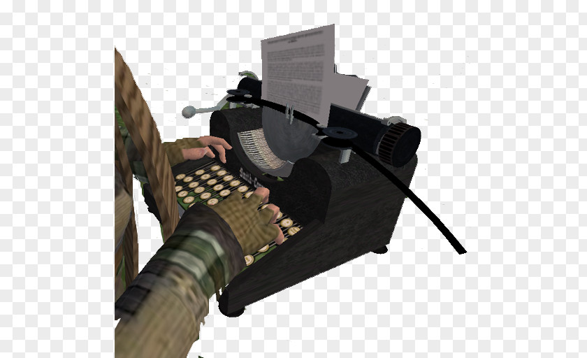 Typewriter Weapon PNG