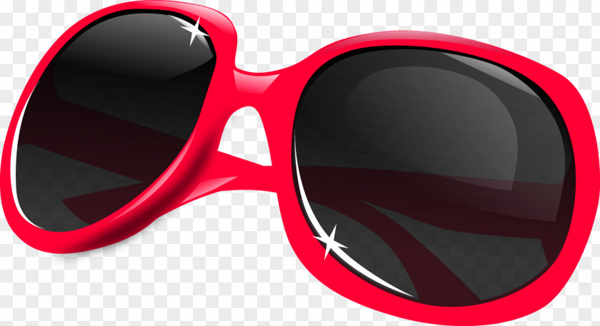 Vector Sunglasses Goggles Clip Art PNG