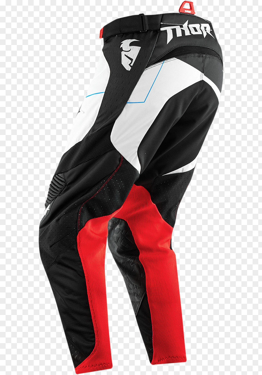 White Splintering Hockey Protective Pants & Ski Shorts Thor Clothing Sportswear PNG