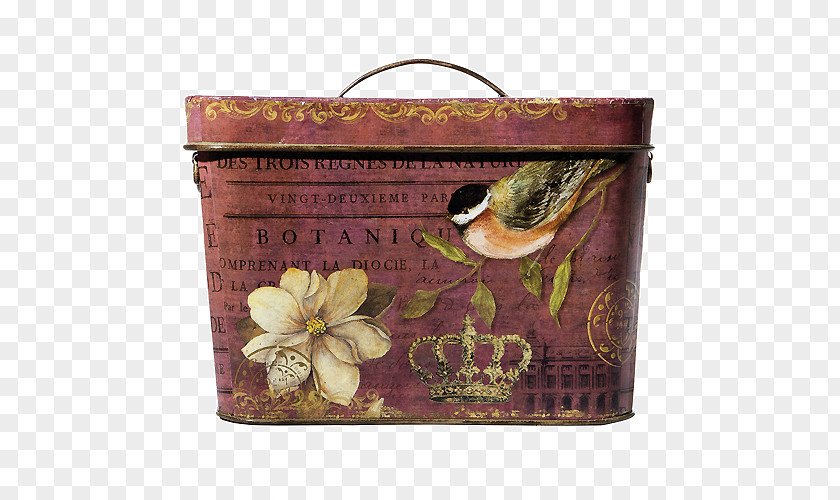 Box Handbag Decoupage Paper Antique PNG