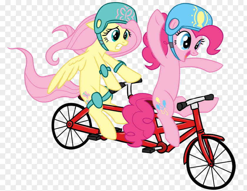 Cycling Bicycle Wheels Pinkie Pie Pony Fluttershy PNG
