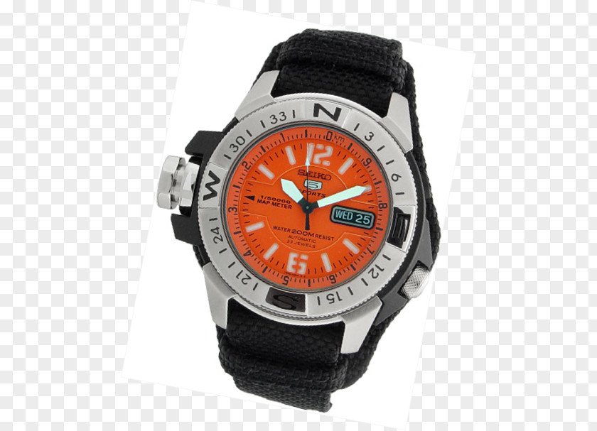 Diving Watch Seiko 5 Strap PNG