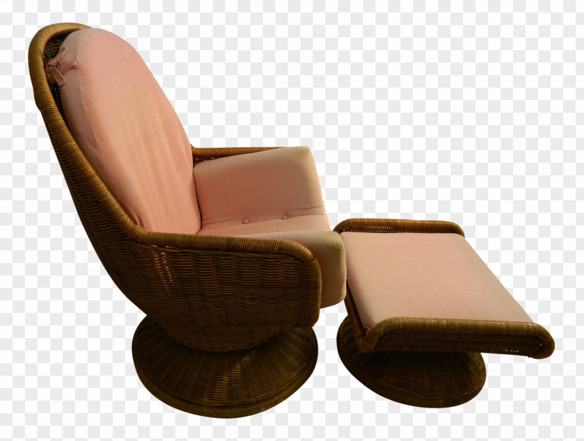 Noble Wicker Chair Recliner Womb Foot Rests PNG