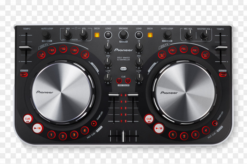 Pioneer DJ Controller Disc Jockey Virtual Audio Mixers PNG