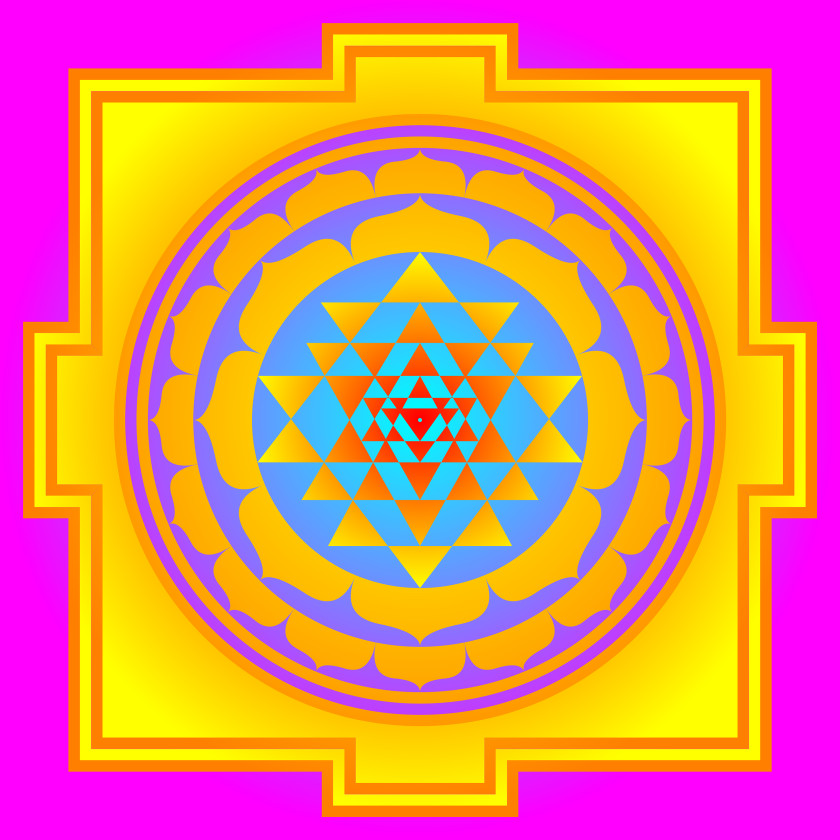 Sarawati Ganesha Mantra Sri Yantra Tripura Sundari PNG