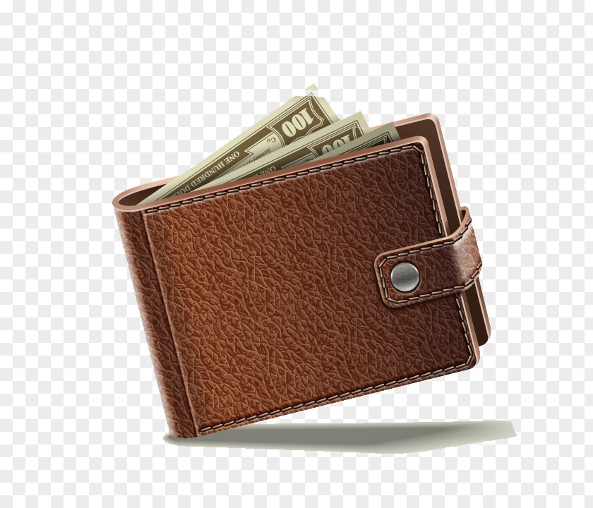 Wallet Leather Handbag PNG