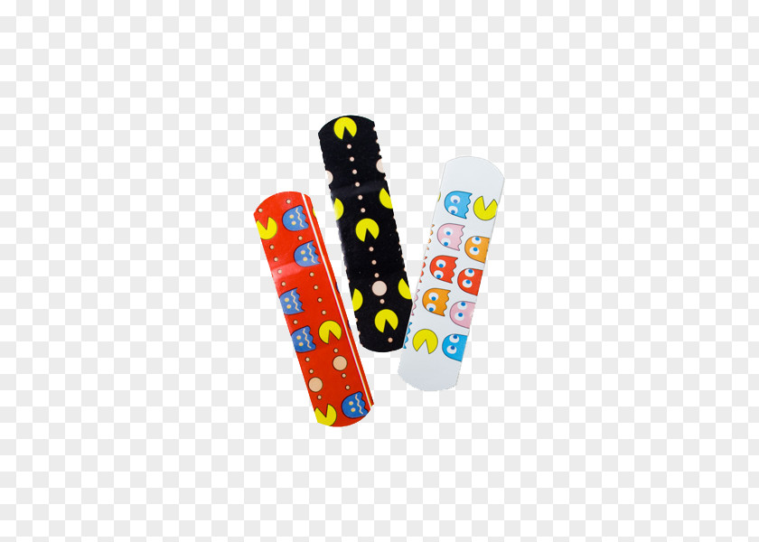 Battery Worlds Biggest Pac-Man Space Invaders Donkey Kong Adhesive Bandage PNG