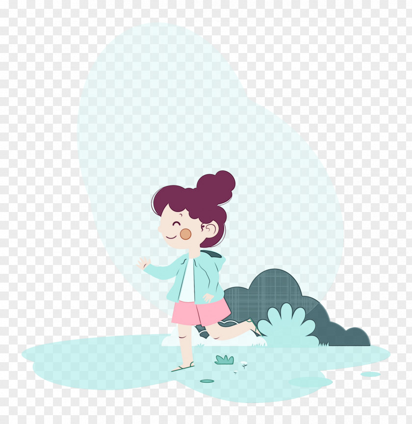 Cartoon Character Water Male Meter PNG