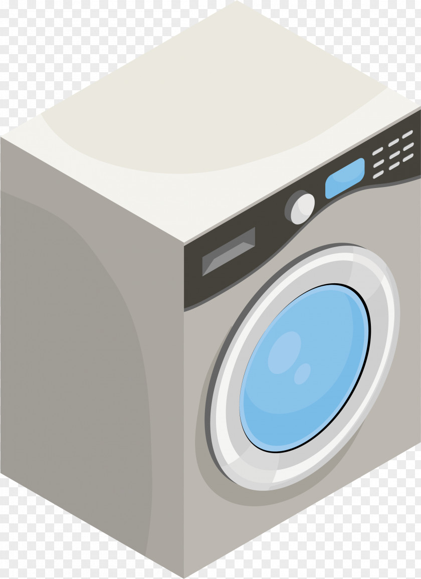 Cartoon Washing Machine PNG