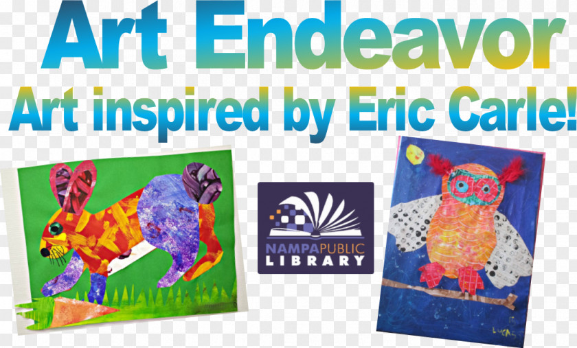 Eric Carle Art Graphic Design Plastic Banner PNG