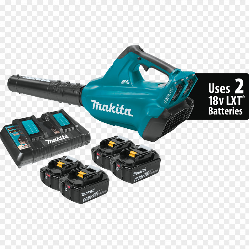 Lithium-ion Battery Cordless Makita Leaf Blowers Brushless DC Electric Motor PNG