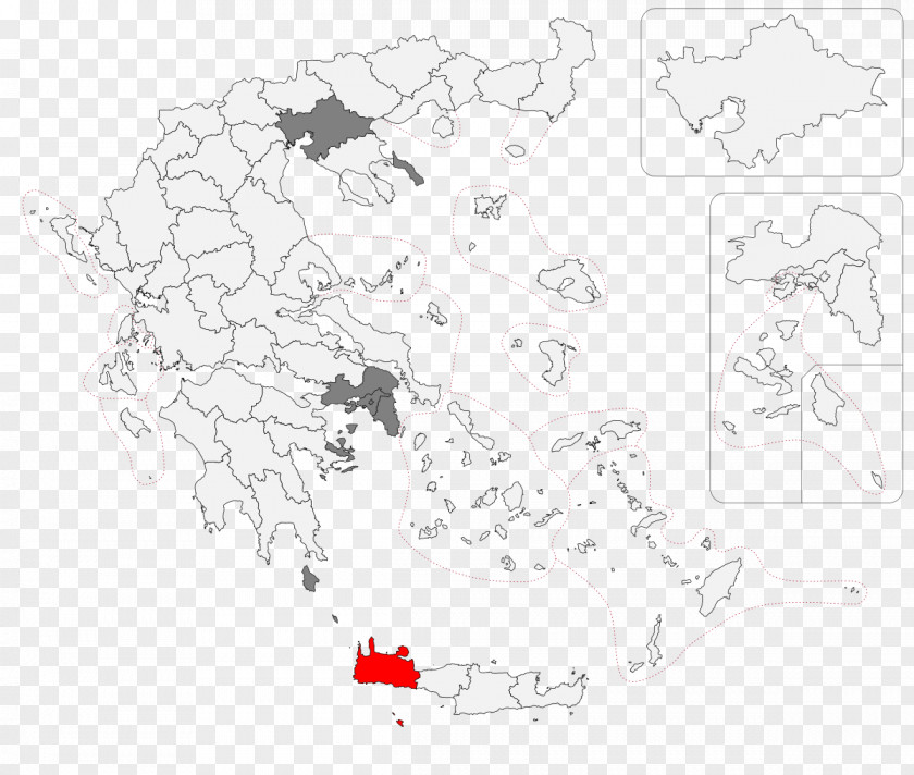 Map Athens A Greek Language Prefectures Of Greece PNG