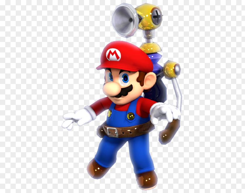 Mario Bros Super Sunshine Bros. 64 Galaxy Maker PNG