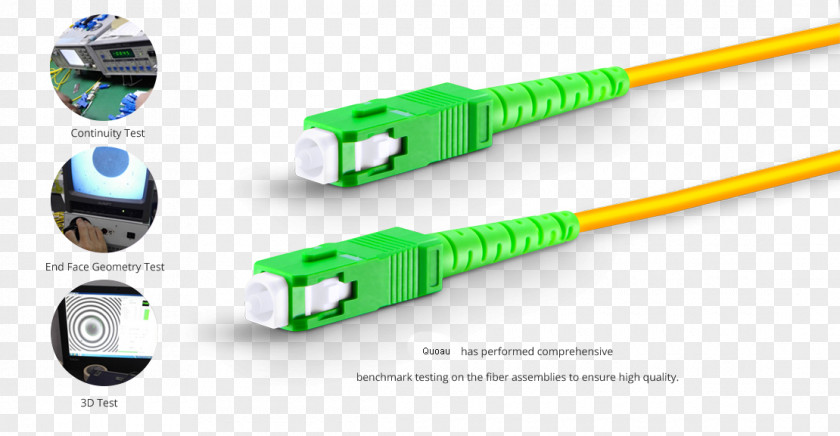 Optic Fiber Network Cables Single-mode Optical Connector Patch Cable PNG