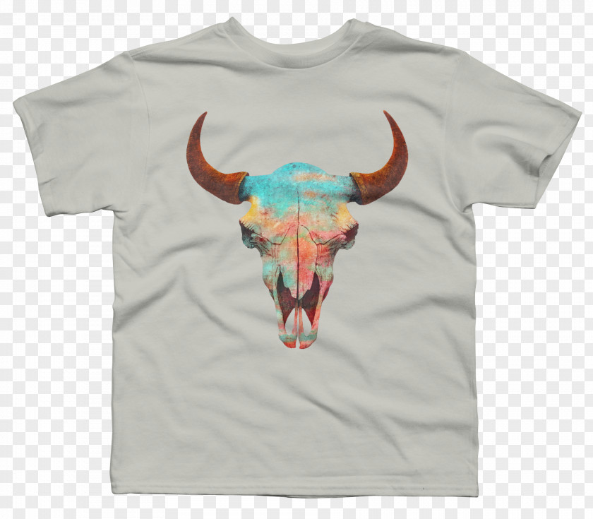 T-shirt Cattle Canvas Print Sleeve PNG