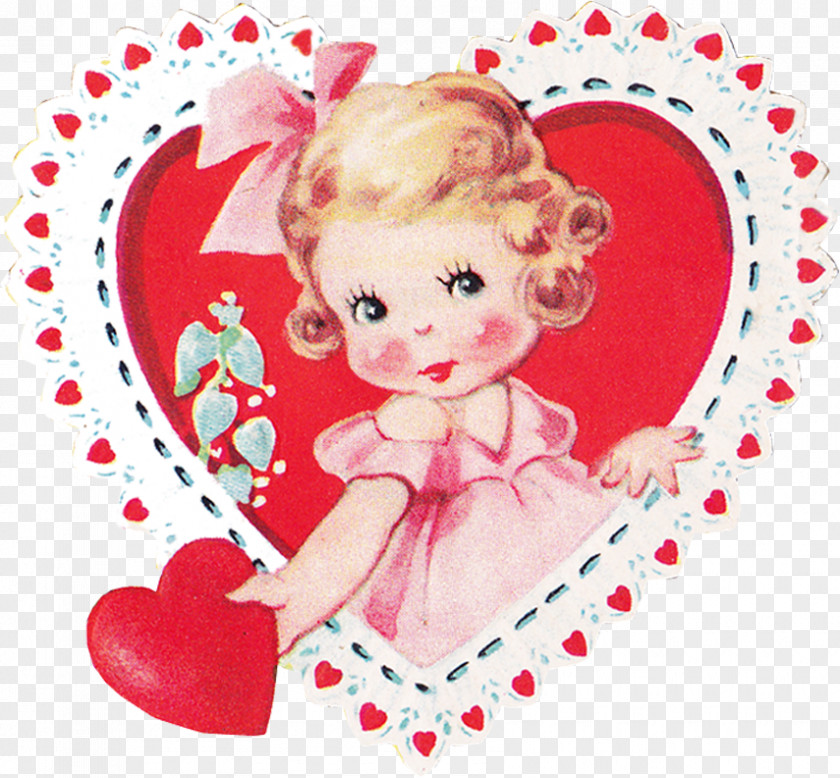 Vintage Card Valentine's Day Etsy Heart Clothing Craft PNG