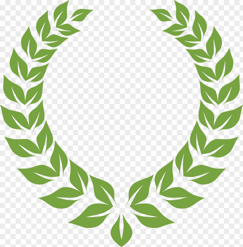 Wreath Logo NATorigin UK Rubber Stamp Olive PNG