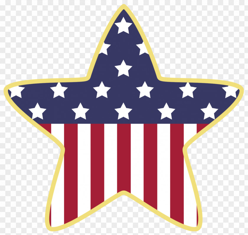 American Star Decoration Clipart Flag Of The United States Clip Art PNG