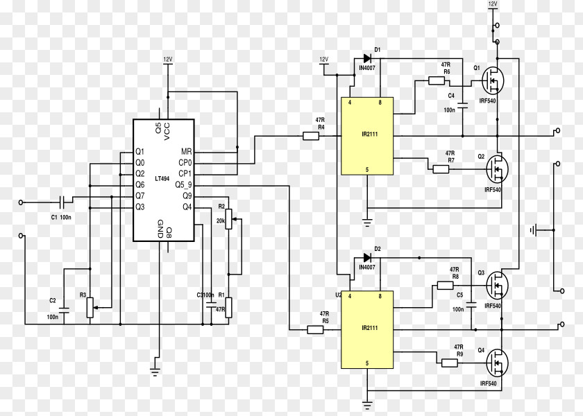 Design Schematic Editor Electrical Network Circuit Diagram Electronics PNG