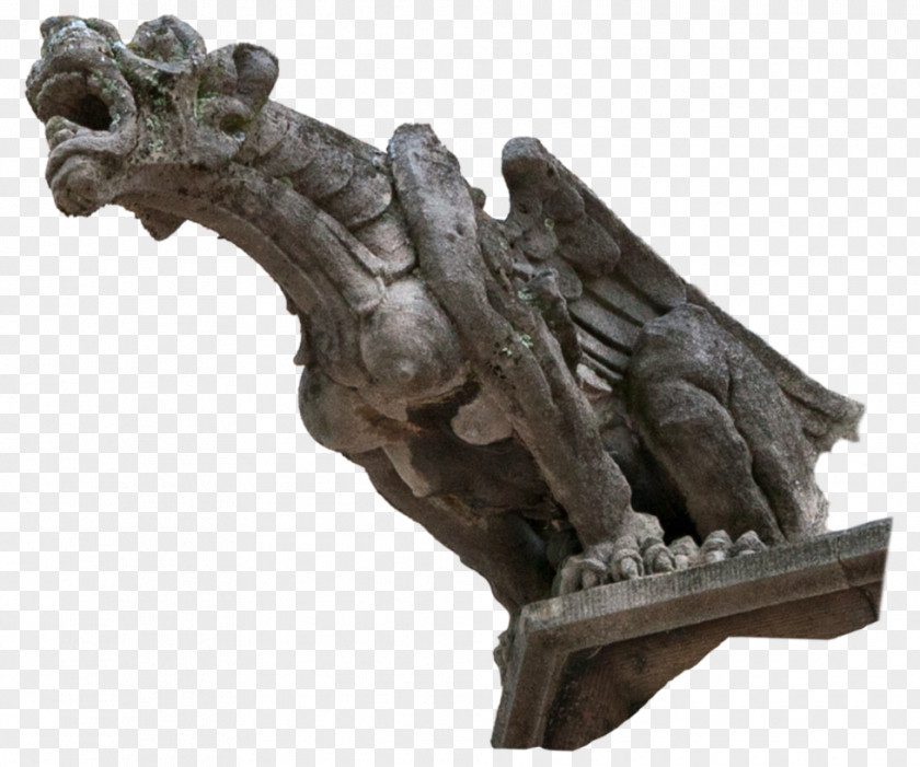 Stone Gargoyle Statue Sculpture Art PNG