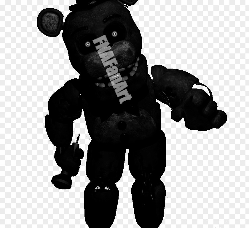 Vector Black Five Nights At Freddy's 2 3 4 FNaF World PNG