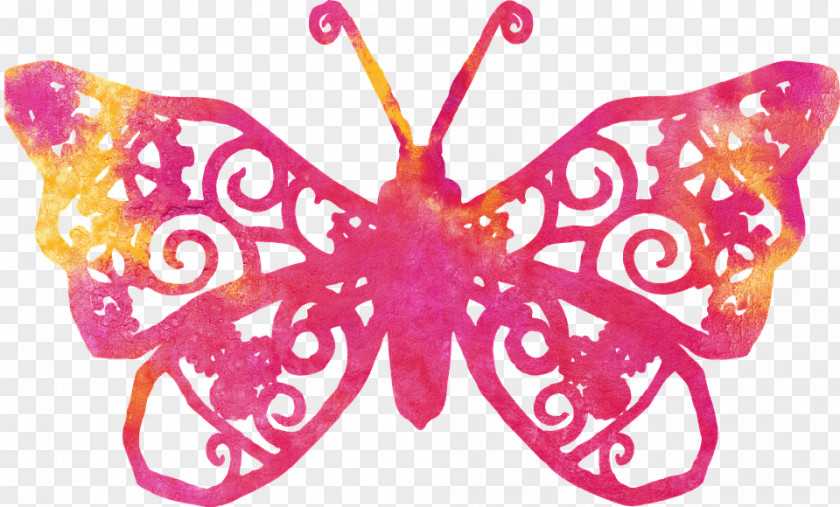 Watercolor Butterfly Clip Art PNG