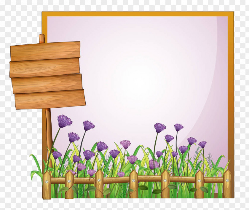 Hand-painted Flower Fence Royalty-free Stock Photography Illustration PNG