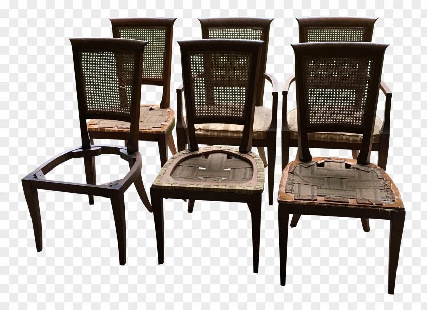 Noble Wicker Chair Table Garden Furniture Dining Room PNG