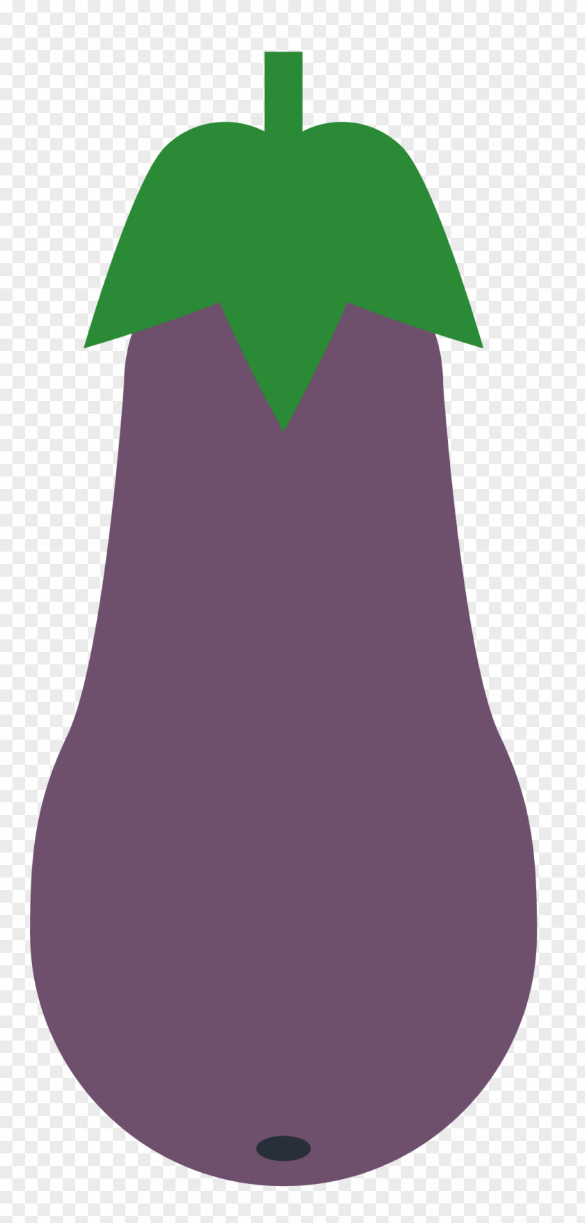 Vector Eggplant Cartoon Plant Illustration PNG