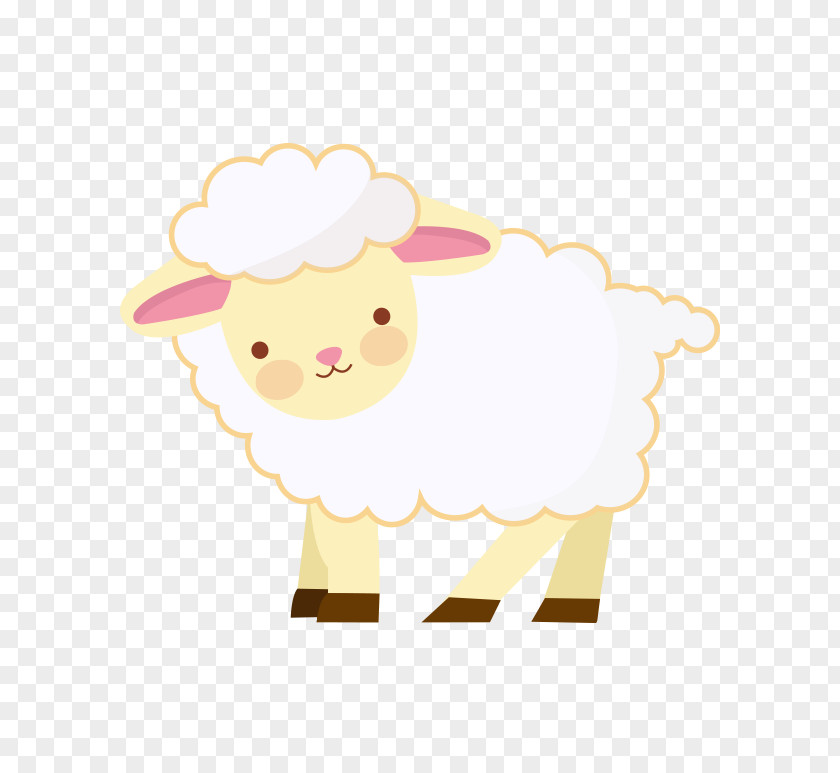 Vector Sheep Animal Clip Art PNG