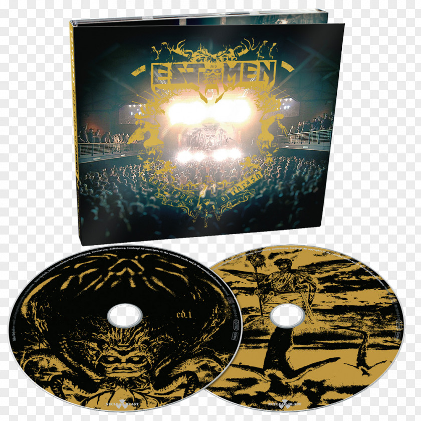 Dvd Dark Roots Of Earth Testament Thrash DVD Compact Disc PNG