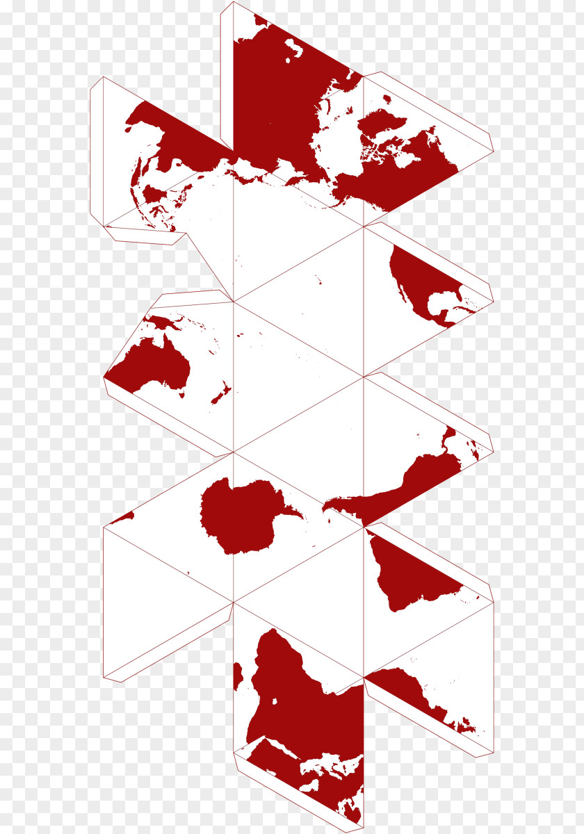 Map Dymaxion World PNG