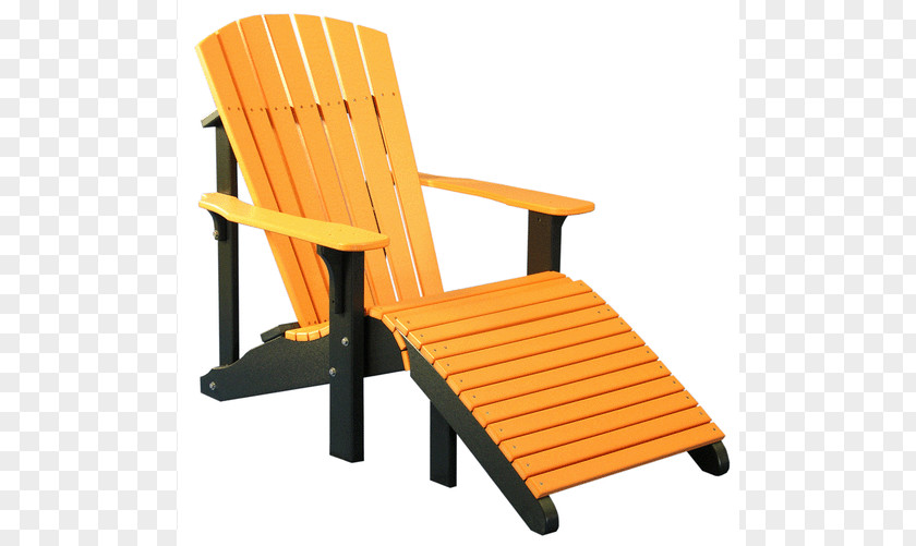 Outdoor Chair Adirondack Garden Furniture Plastic Lumber PNG