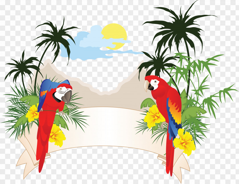 Summer Jungle Resort Logo Royalty-free PNG