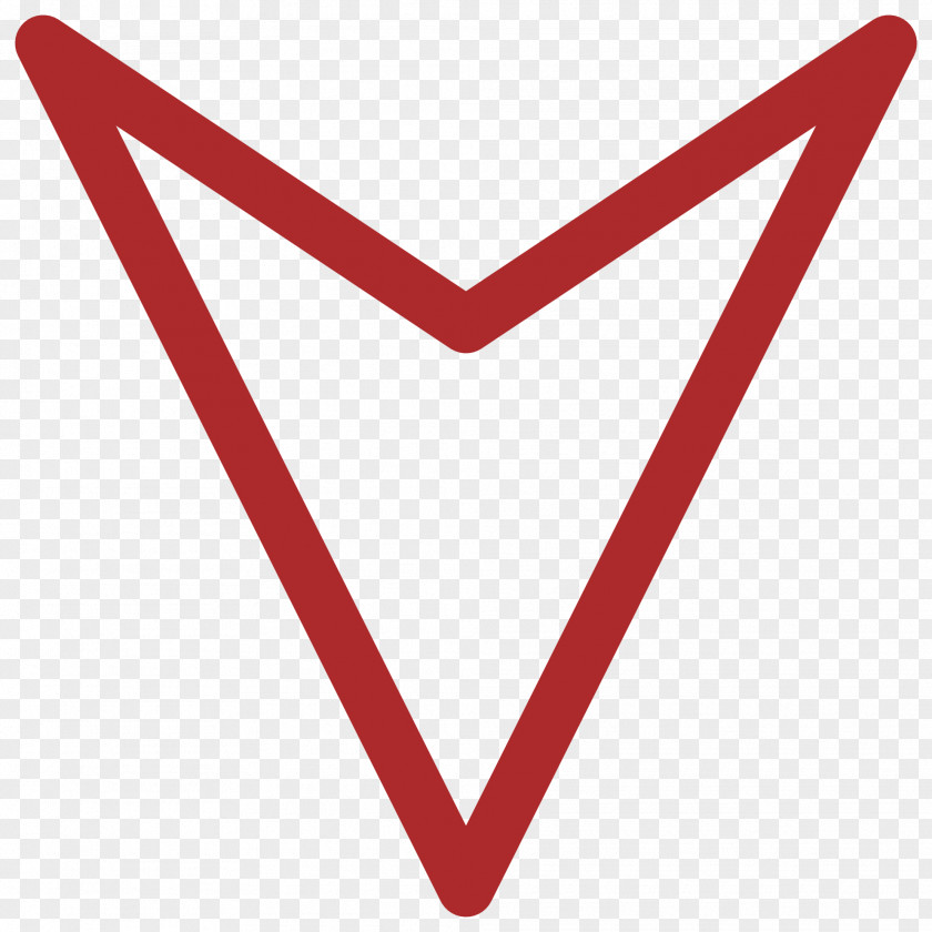 Red Arrow Line Triangle Pattern PNG