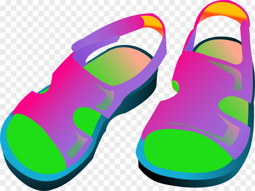 Sandals Vector Material Flip-flops Sandal Clip Art PNG