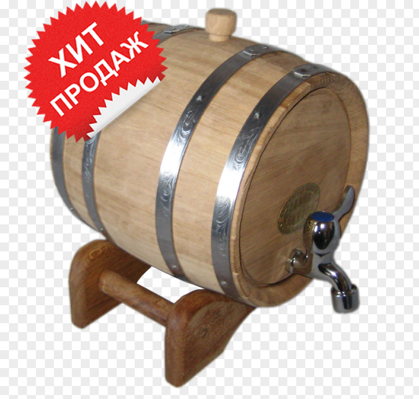 Wine Barrel Oak Bottich Liter PNG